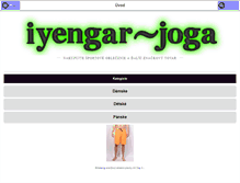 Tablet Screenshot of iyengar-joga.cz